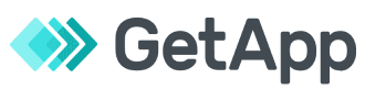 Logotipo da GetApp, plataforma de comparação de softwares para empresas.